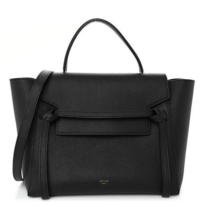 Celine Grained Calfskin Mini Belt Bag Black 1 of 10