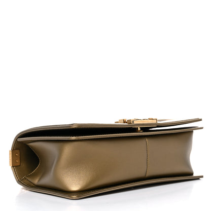 Chanel Metallic Patent Calfskin Quilted Medium Boy Flap Gold 4 of 19