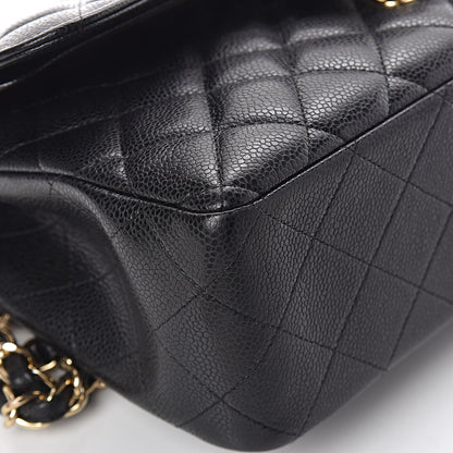 Chanel Caviar Quilted Jumbo Double Flap Black 13 of 18