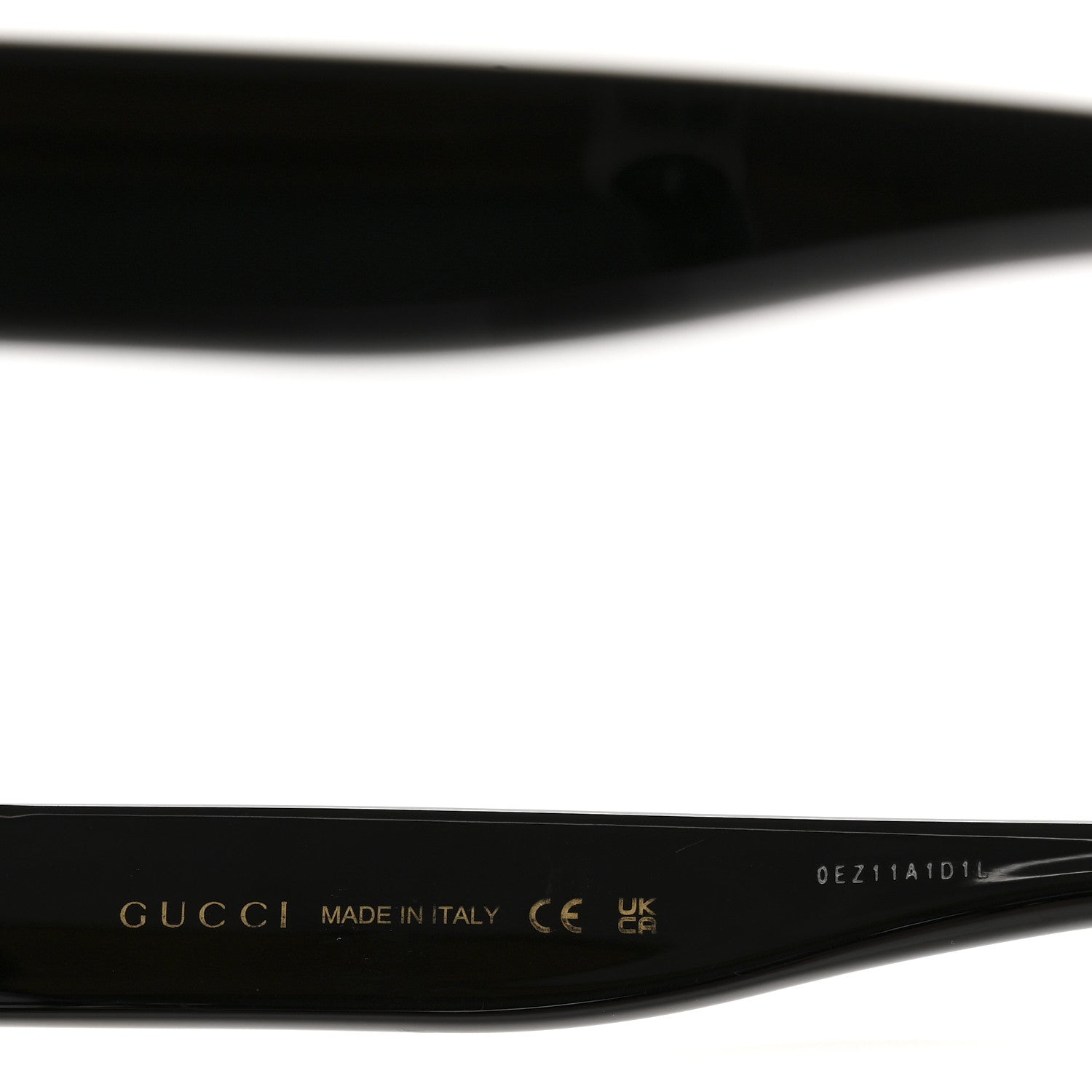 Gucci Acetate Round GG Sunglasses GG0319S Black 5 of 8