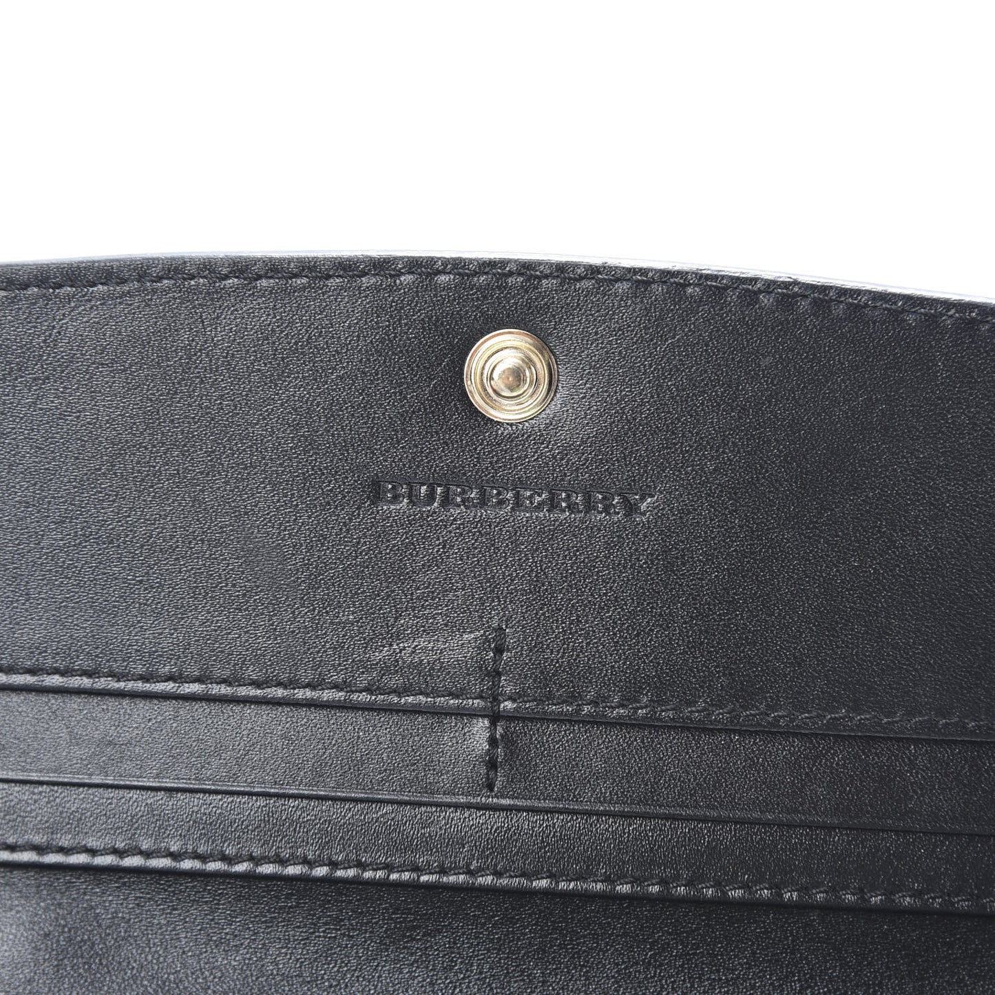 Calfskin Haymarket Check Henley Wallet Black