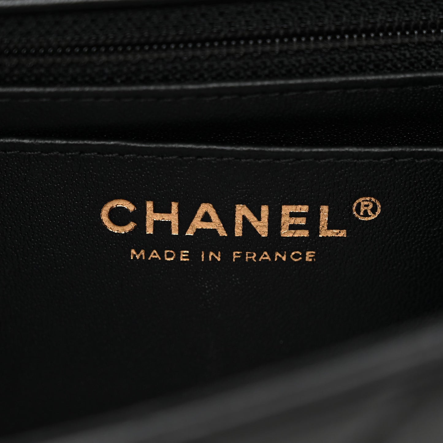 Lambskin Quilted Mini Rectangular Flap Black