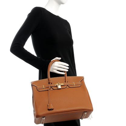 Hermes Togo Birkin 35 Gold 2 of 28