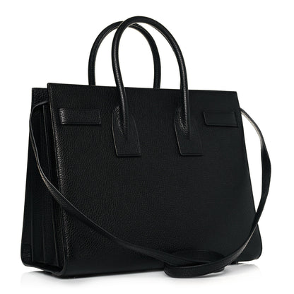 Saint Laurent Grained Calfskin Small Sac De Jour Black 3 of 10