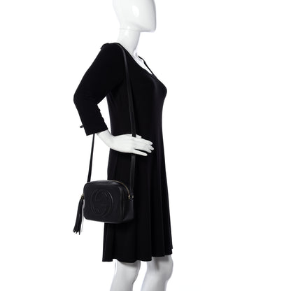 Gucci Pebbled Calfskin Small Soho Disco Bag Black 2 of 11