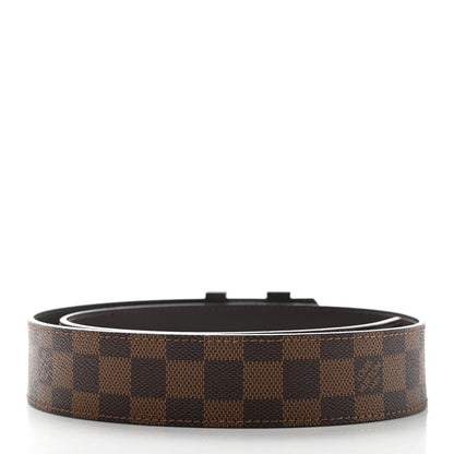 Louis Vuitton Damier Ebene 40mm LV Initiales Belt 85 34 2 of 7