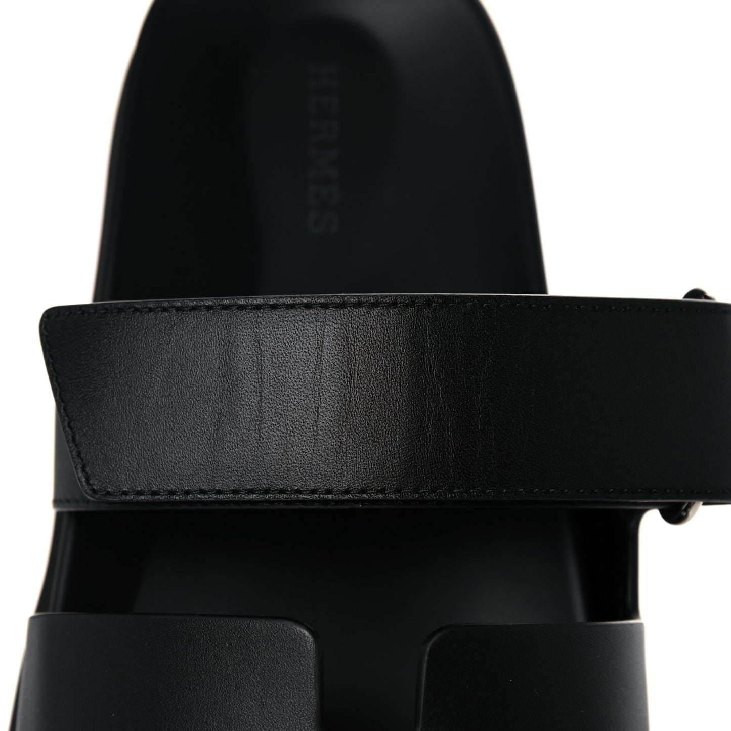 Calfskin Mens Chypre Sandals 41 Black