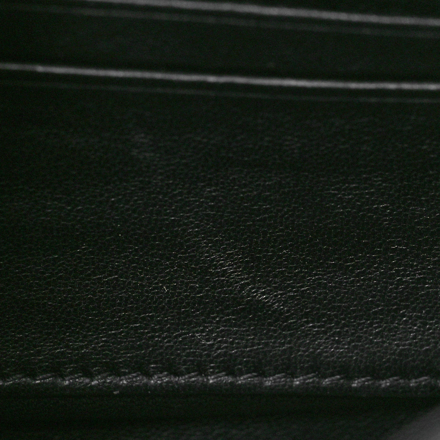 Grained Calfskin Car Flap Bag Black