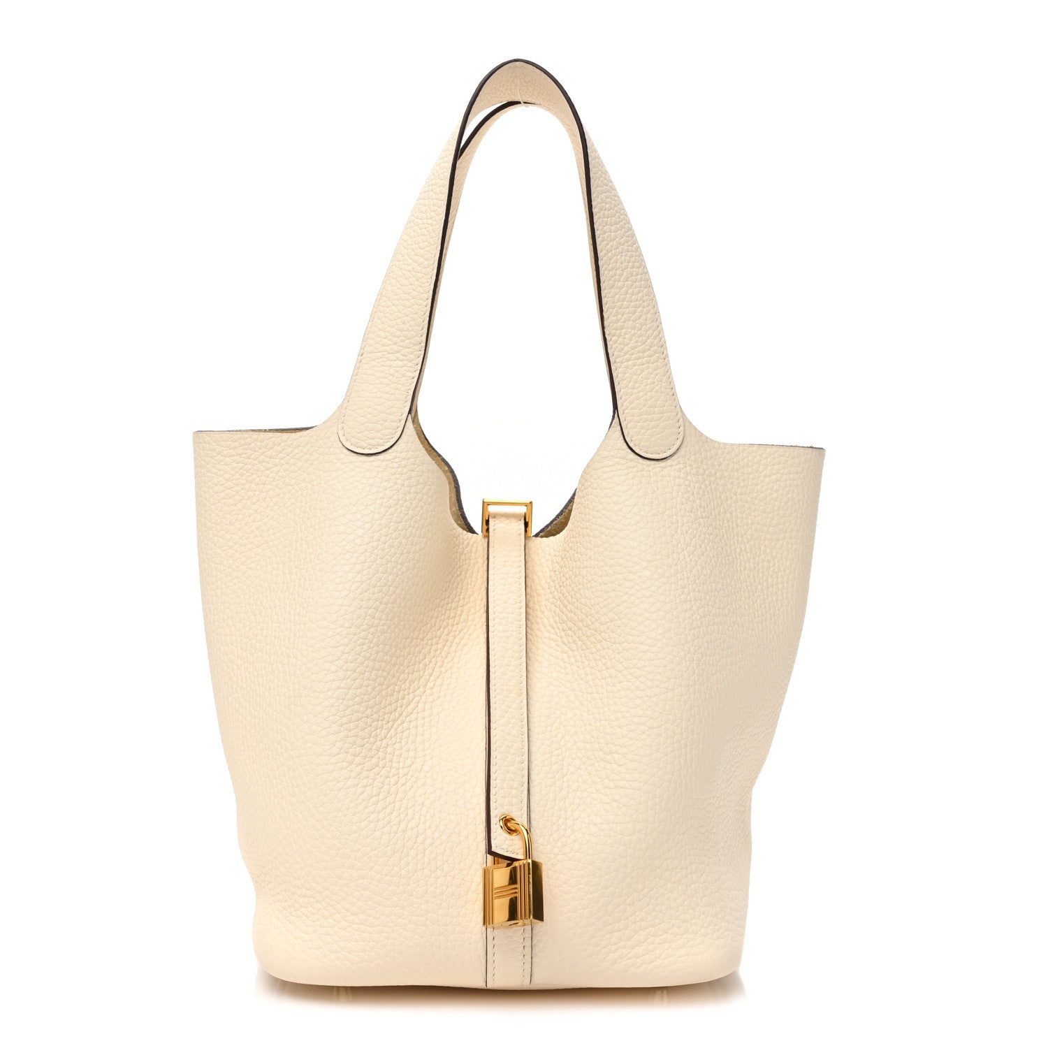 Hermes Taurillon Clemence Picotin Lock 22 MM Nata 1 of 12