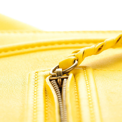 Celine Supple Calfskin Medium Phantom Luggage Sun Yellow 8 of 8