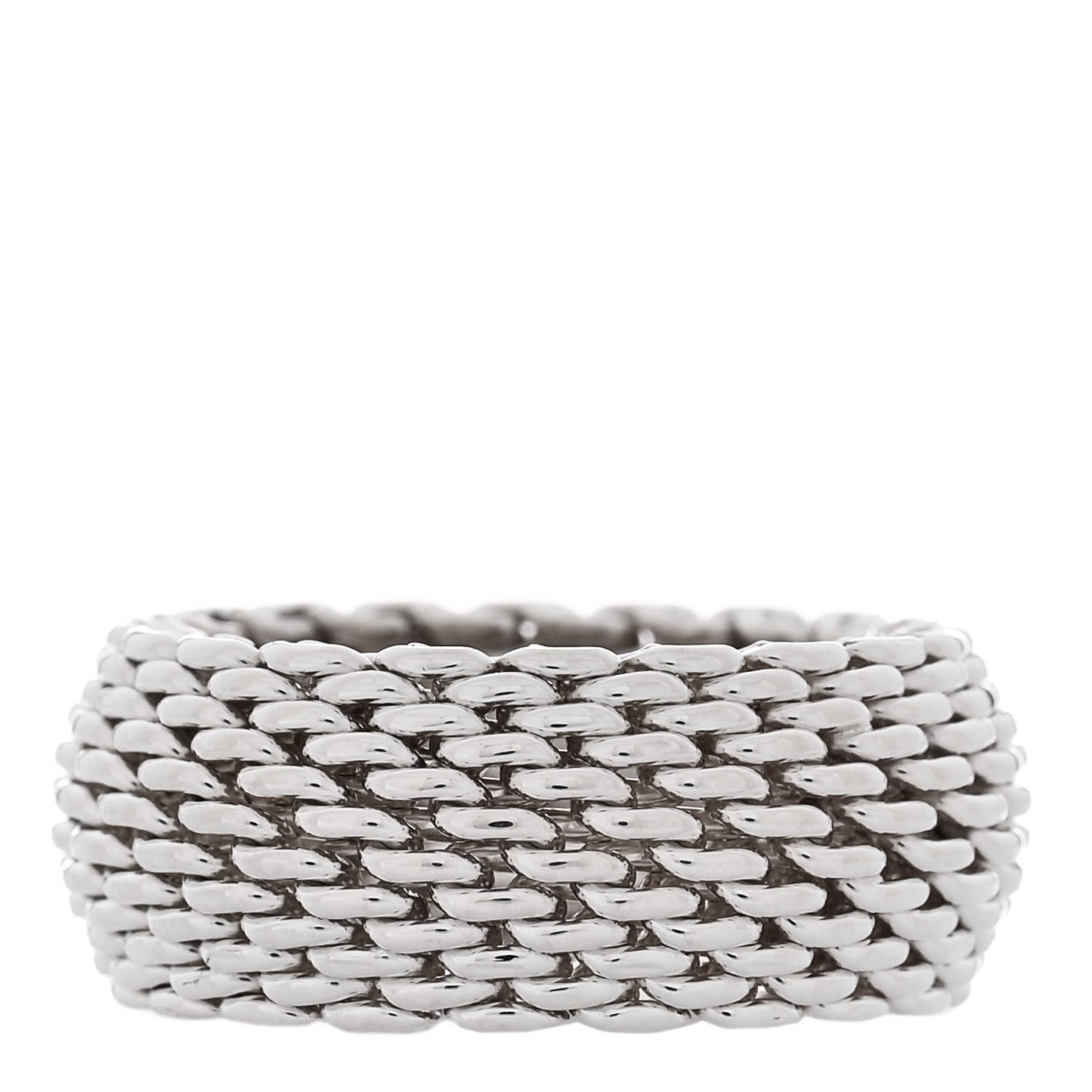 Sterling Silver Somerset Mesh Ring 52 6