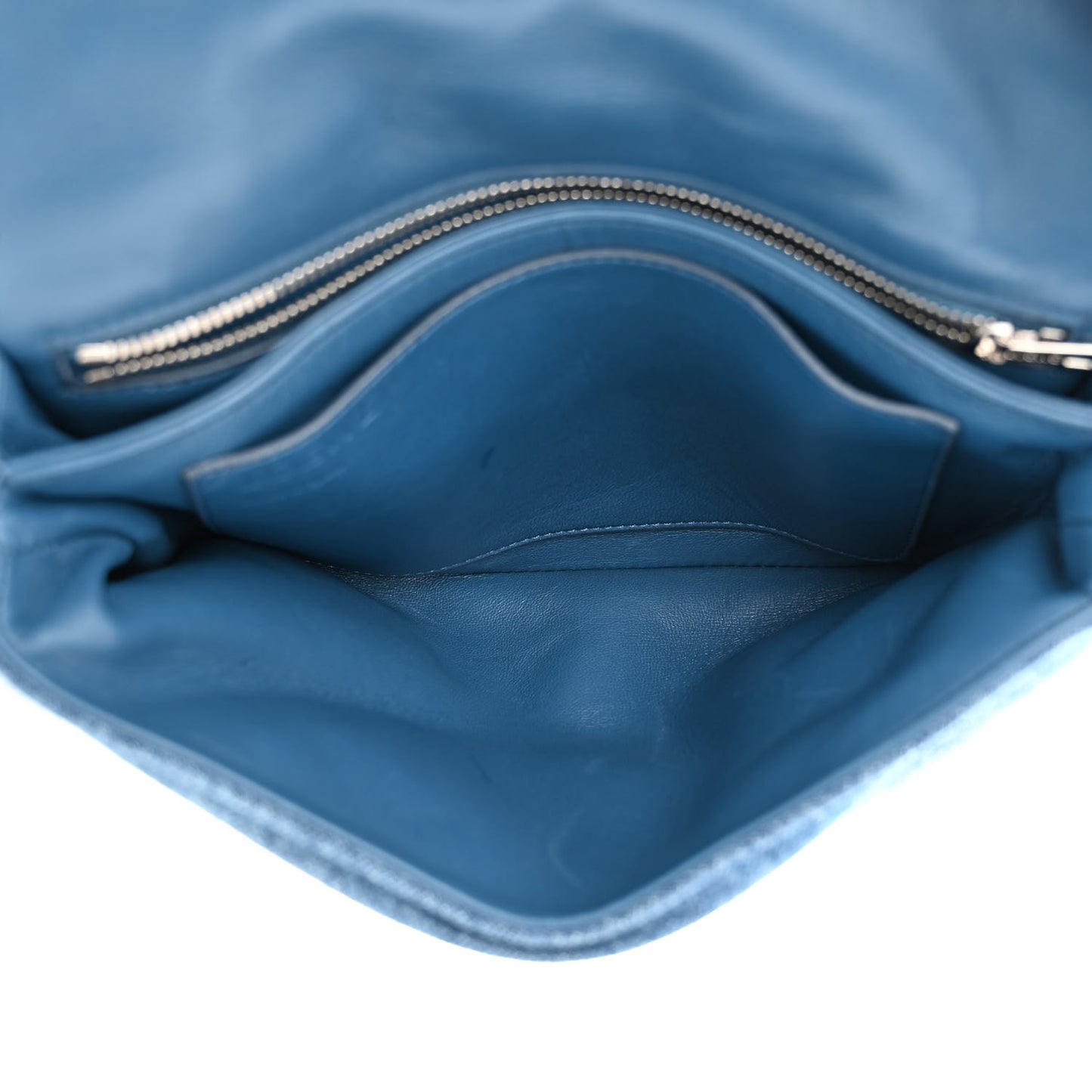 Denim Goya Puffer Bag Azul Denim