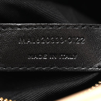 Saint Laurent Lambskin Quilted Toy Loulou Puffer Monogram Chain Satchel Dark Beige 7 of 10
