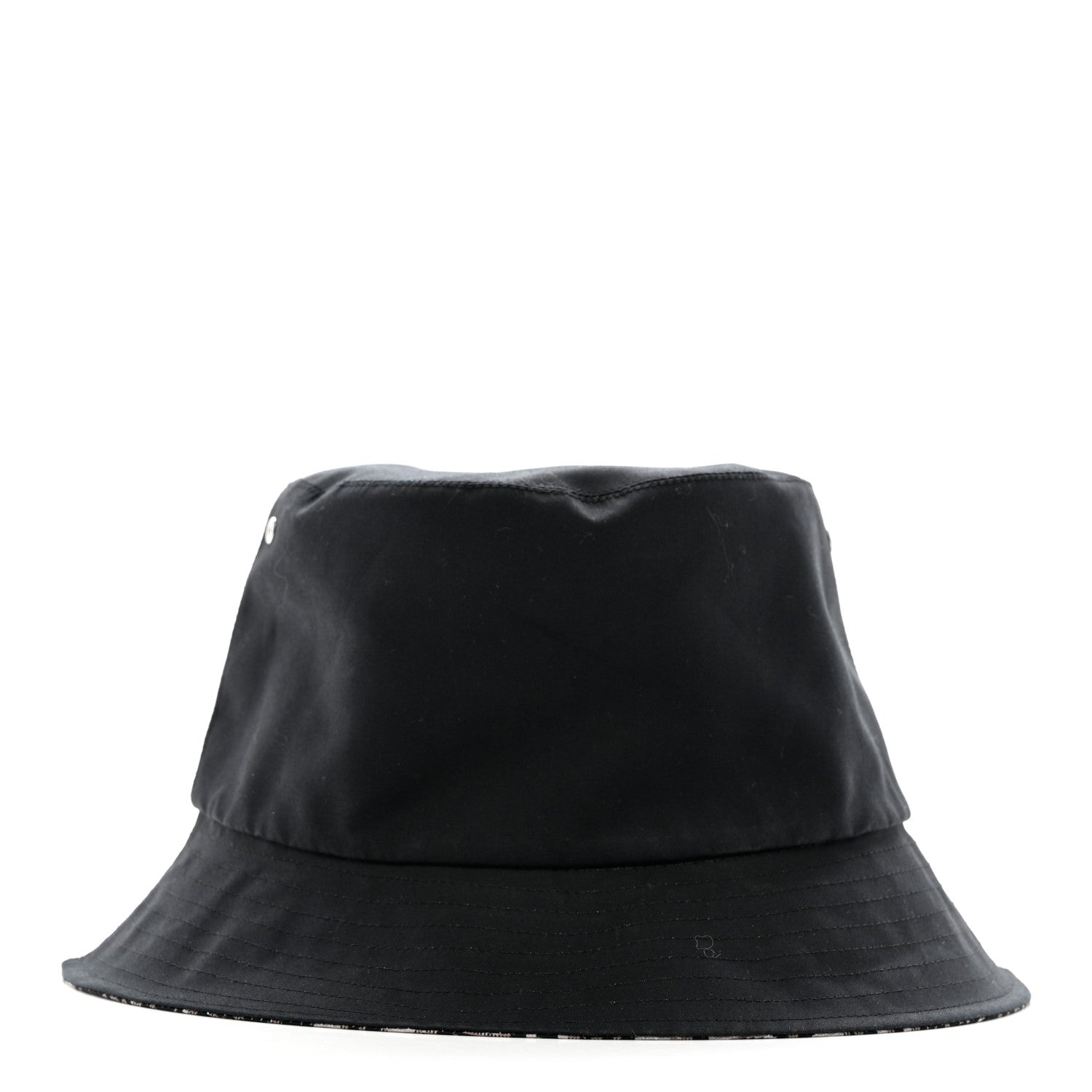 Christian Dior Oblique Reversible Teddy-D Brim Bucket Hat 58 Black 8 of 16