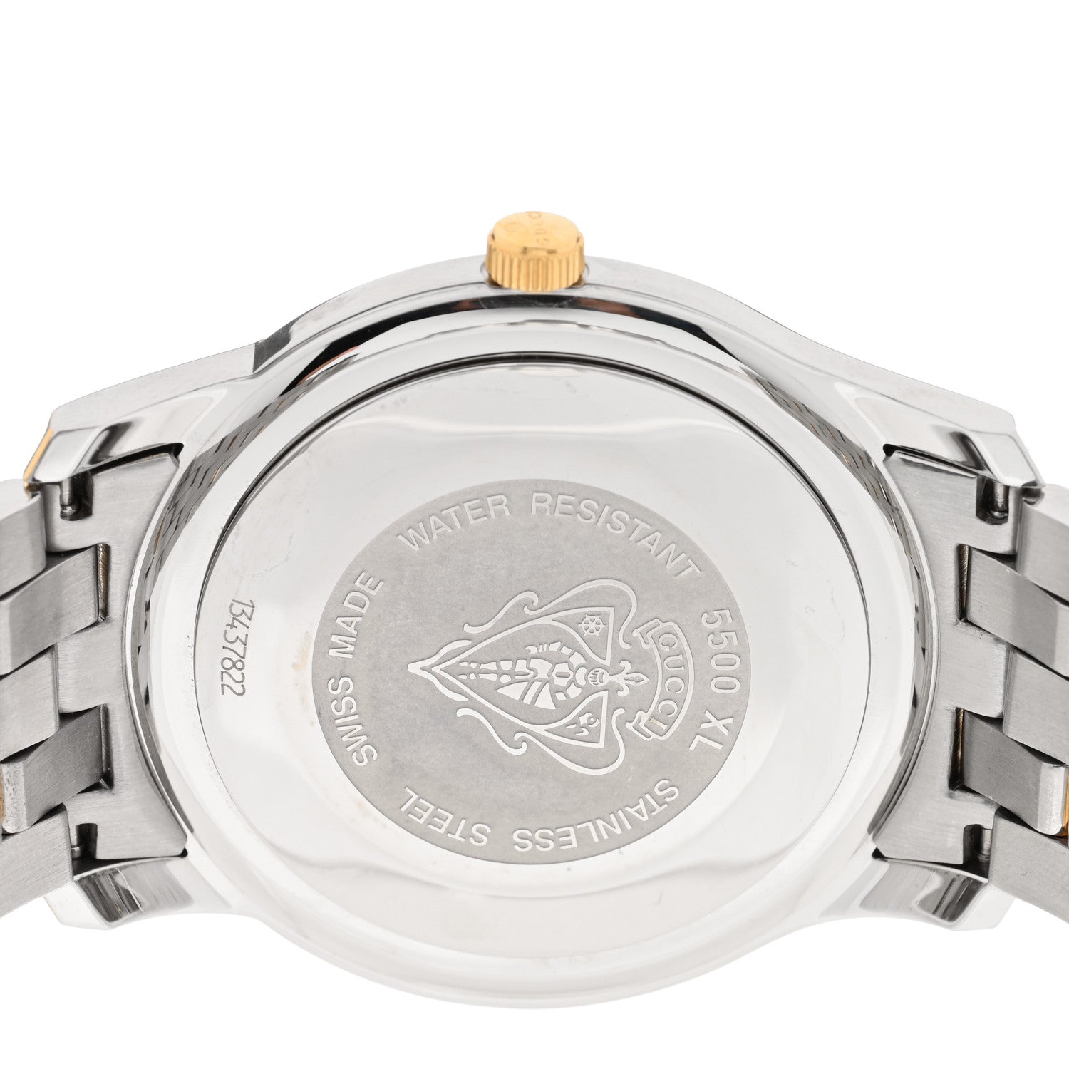 Gucci Stainless Steel 38mm 5500XL Two Tone Quartz Watch 4 of 4