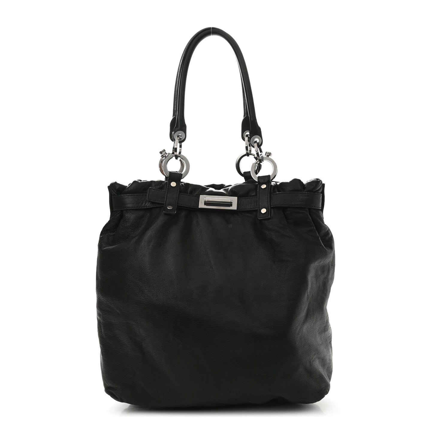 Calfskin Kansas Tote Black