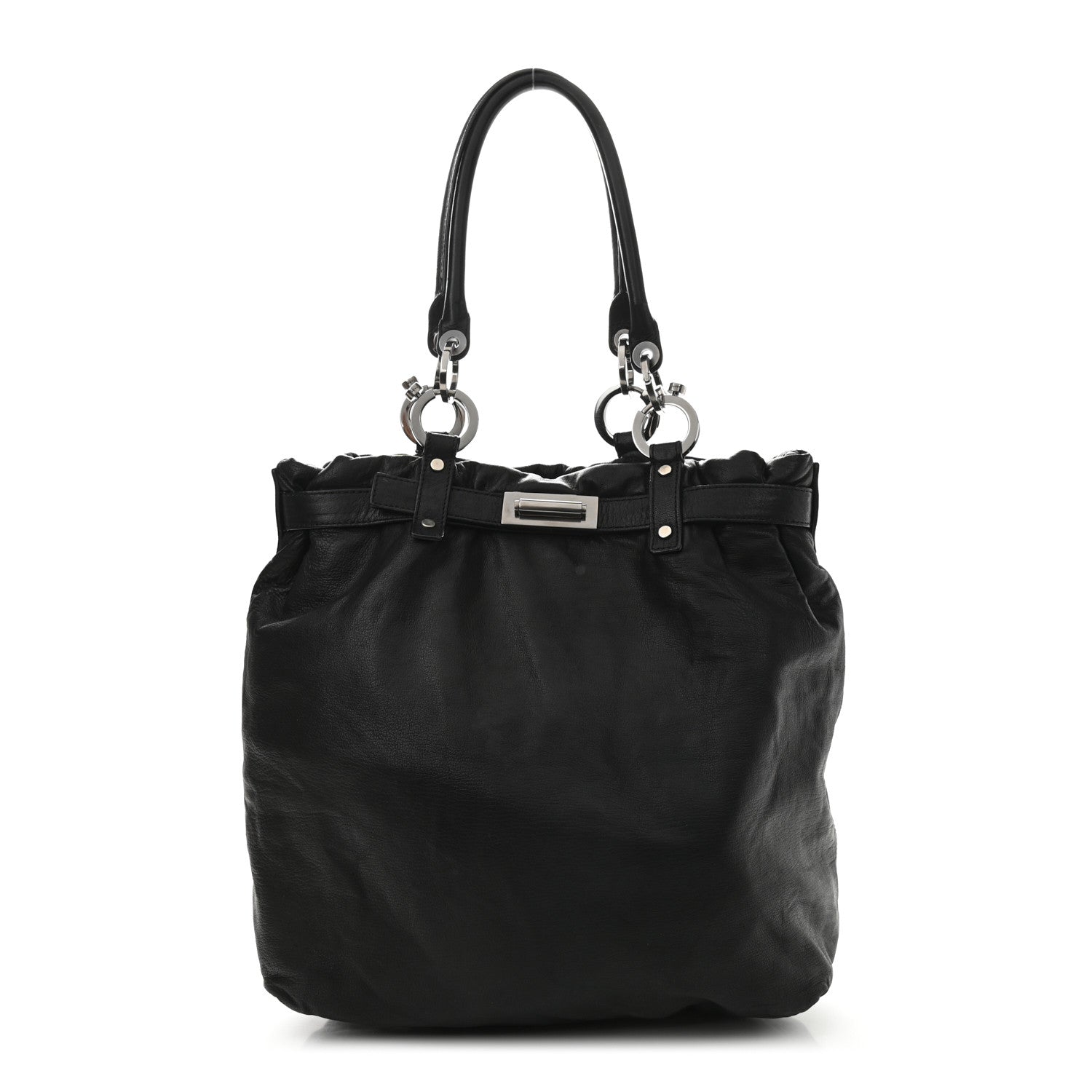 Lanvin Calfskin Kansas Tote Black 1 of 9