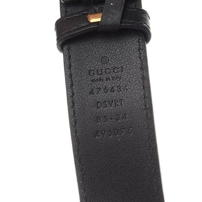 Gucci Calfskin Matelasse GG Marmont Belt Bag 85 34 Black 11 of 11