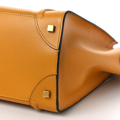 Celine Smooth Calfskin Micro Luggage Amber 8 of 8