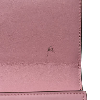 Gucci GG Supreme Monogram Strawberry Flap Wallet Light Pink 8 of 12
