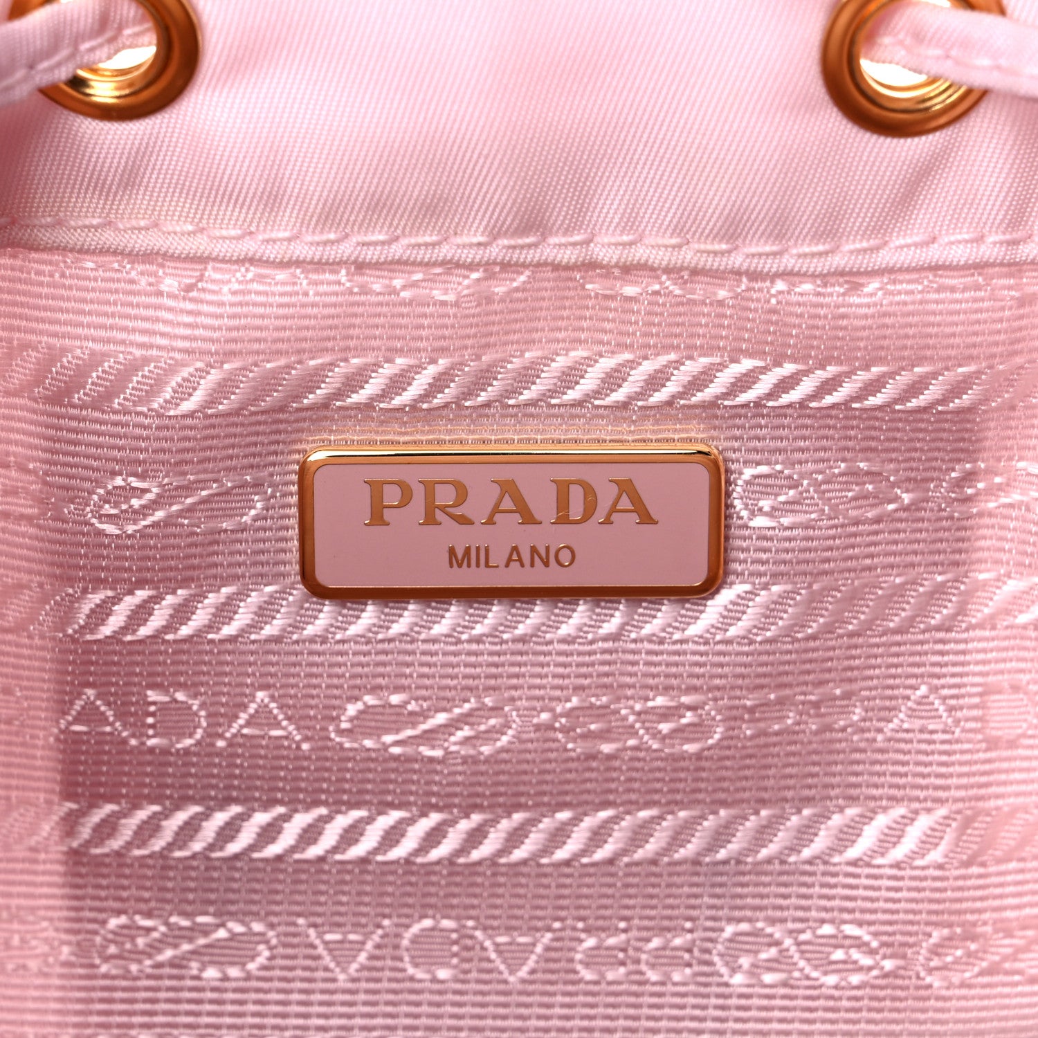 Prada Re-Nylon Saffiano Duet Bucket Crossbody Bag Alabastro 11 of 12