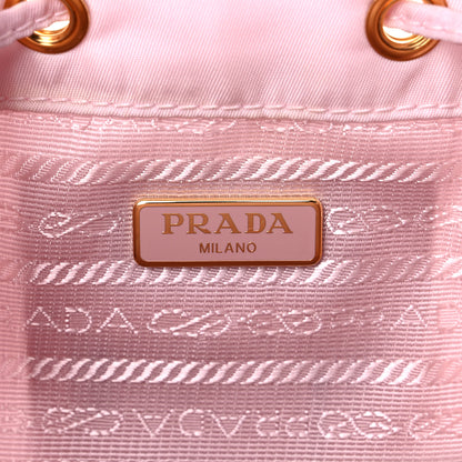 Prada Re-Nylon Saffiano Duet Bucket Crossbody Bag Alabastro 11 of 12