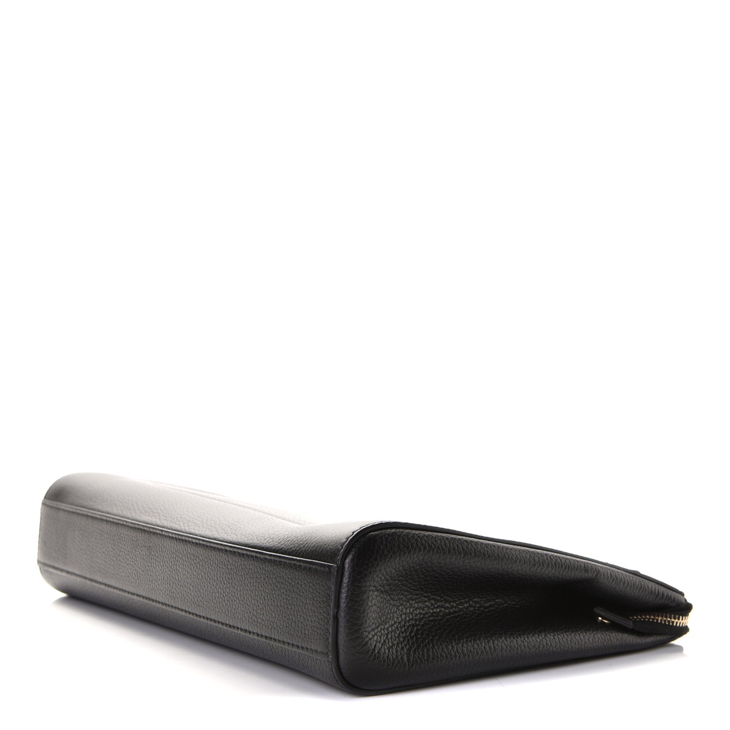 Grained Calfskin Large Neo Executive Cosmetic Case Black