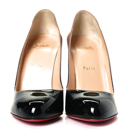 Christian Louboutin Patent Degrade Merci Allen 100 Pumps 39.5 Black Nude 3 of 11