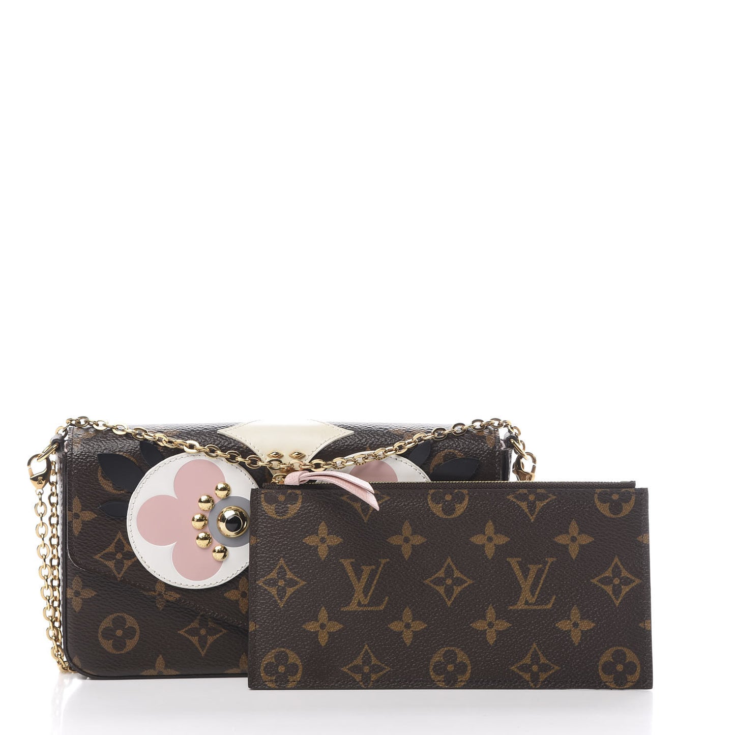 Monogram Lovely Birds Pochette Felicie Chain Wallet
