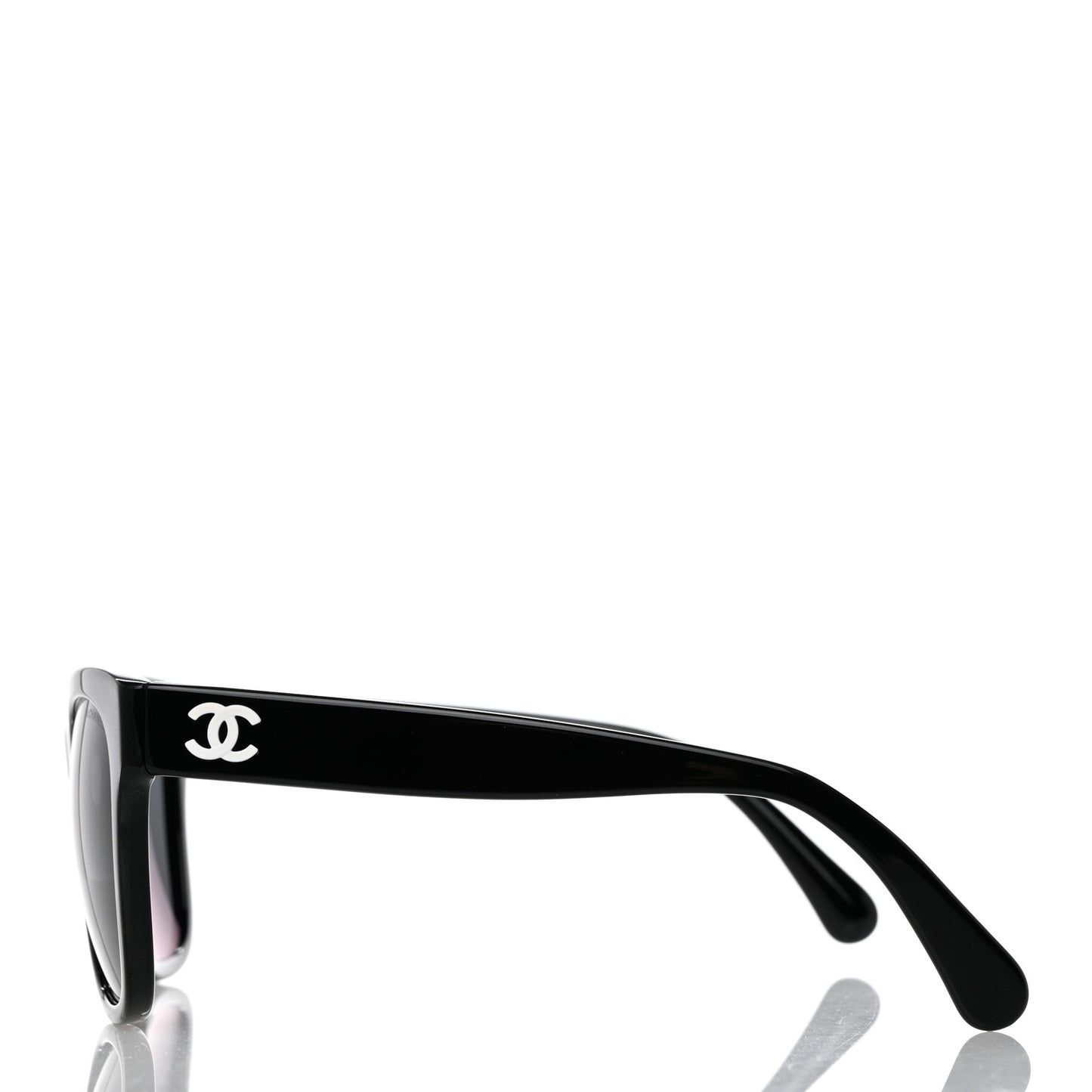 Acetate Square CC Sunglasses 5380 Black