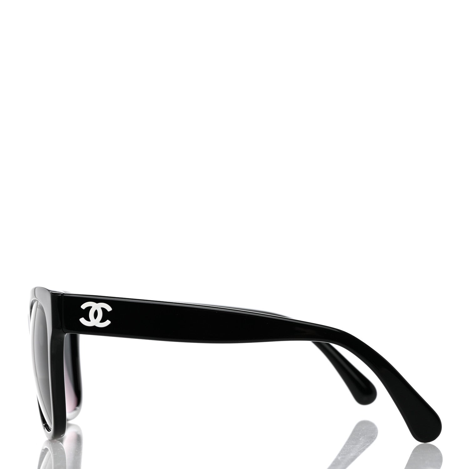 Chanel Acetate Square CC Sunglasses 5380 Black 3 of 8