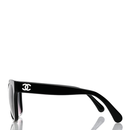 Chanel Acetate Square CC Sunglasses 5380 Black 3 of 8