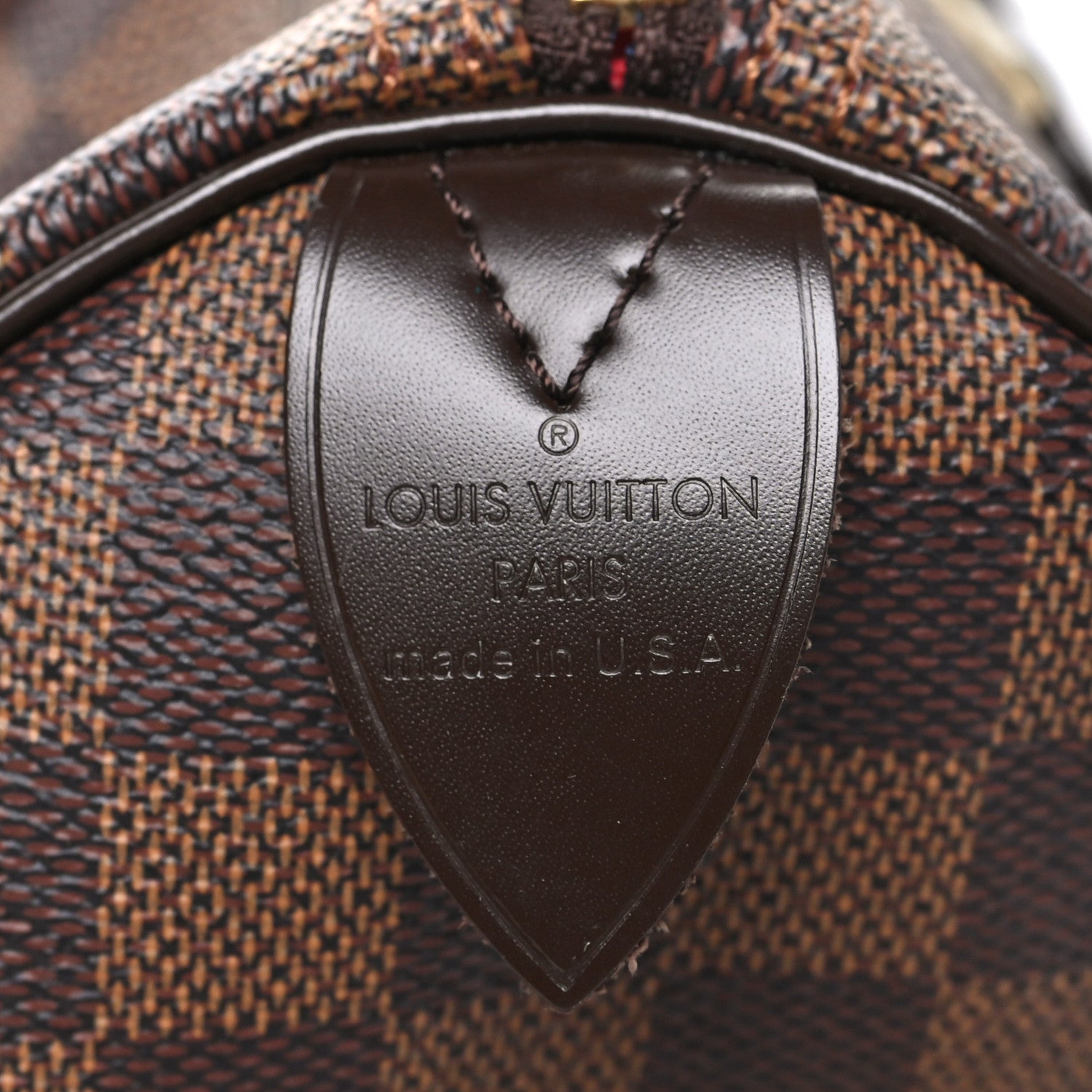 Louis Vuitton Damier Ebene Speedy 30 6 of 9