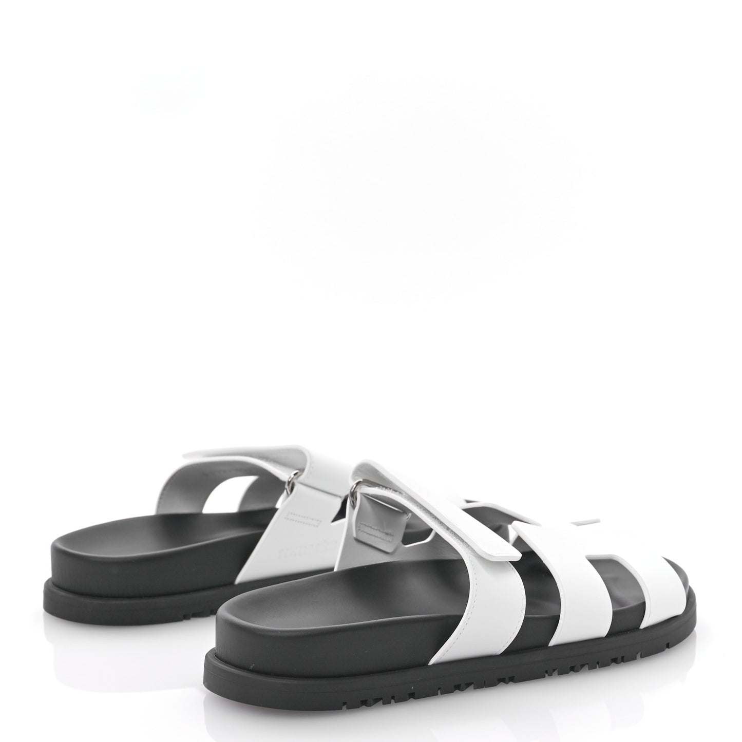 Calfskin Womens Chypre Sandals 36 White