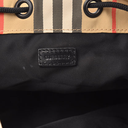 Burberry Econyl Icon Stripe Phoebe Drawcord Pouch Archive Beige 7 of 11