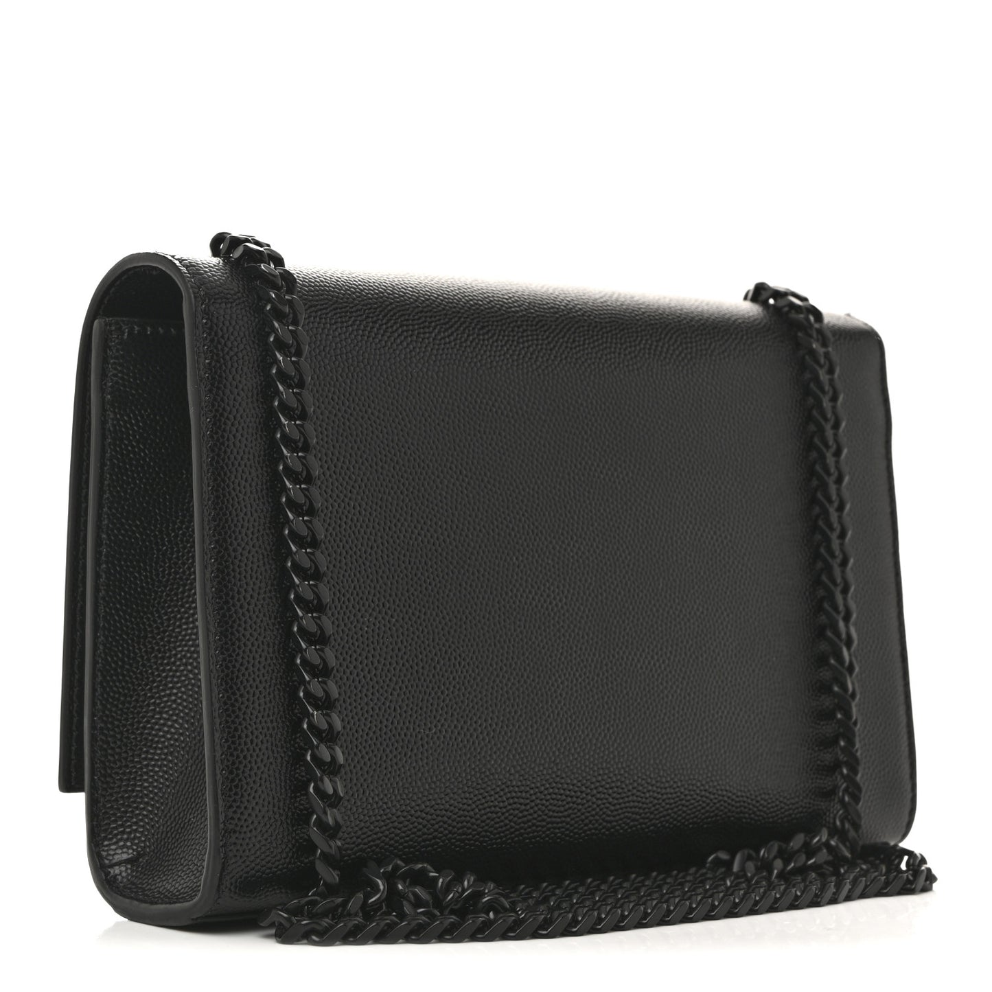 Grain De Poudre Small Monogram Monochrome Kate Satchel Black