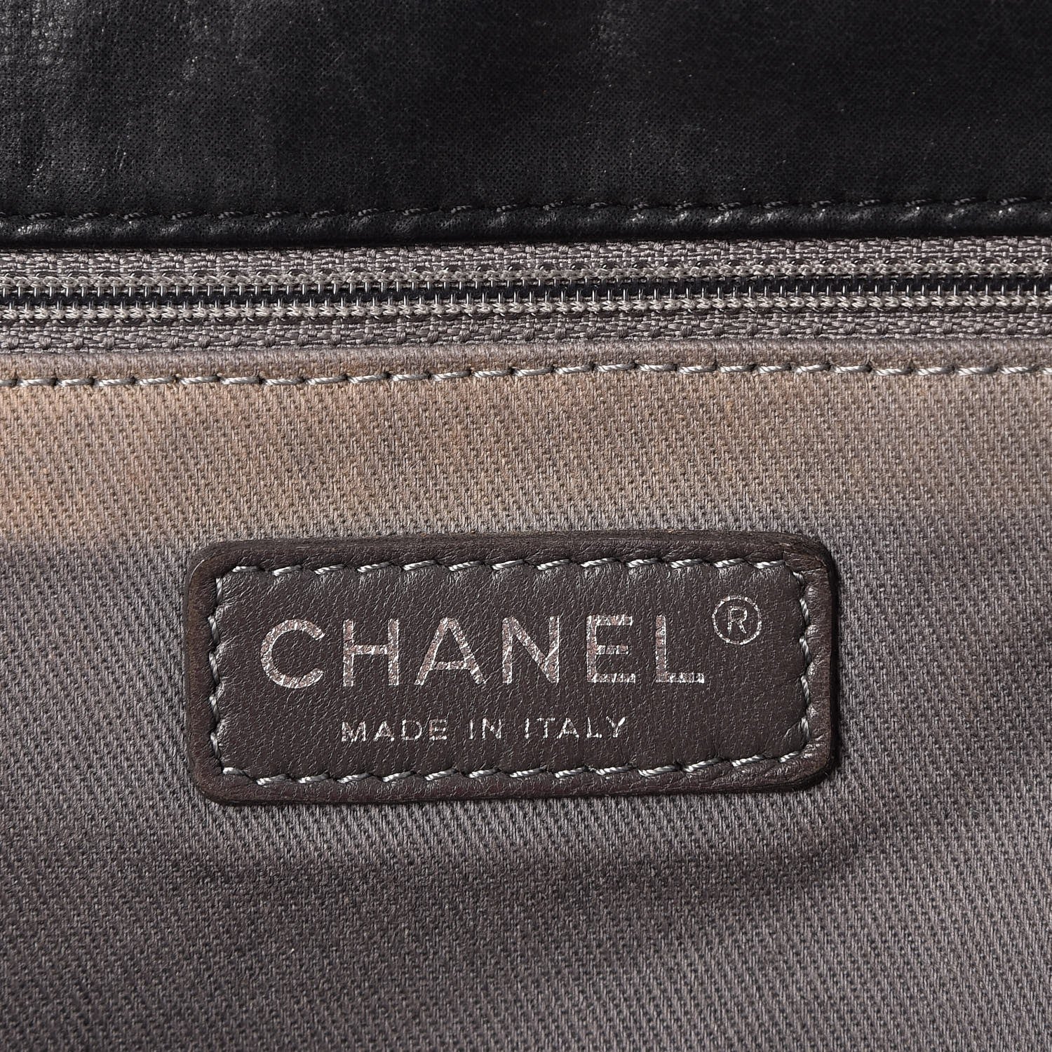 Chanel Iridescent Calfskin Glint Accordion Flap Black 7 of 8
