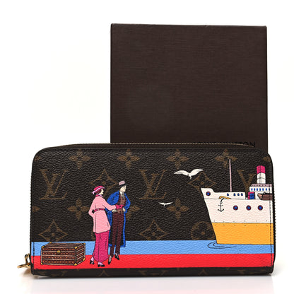 Louis Vuitton Monogram 2016 Christmas Animation Zippy Wallet Rouge 10 of 10