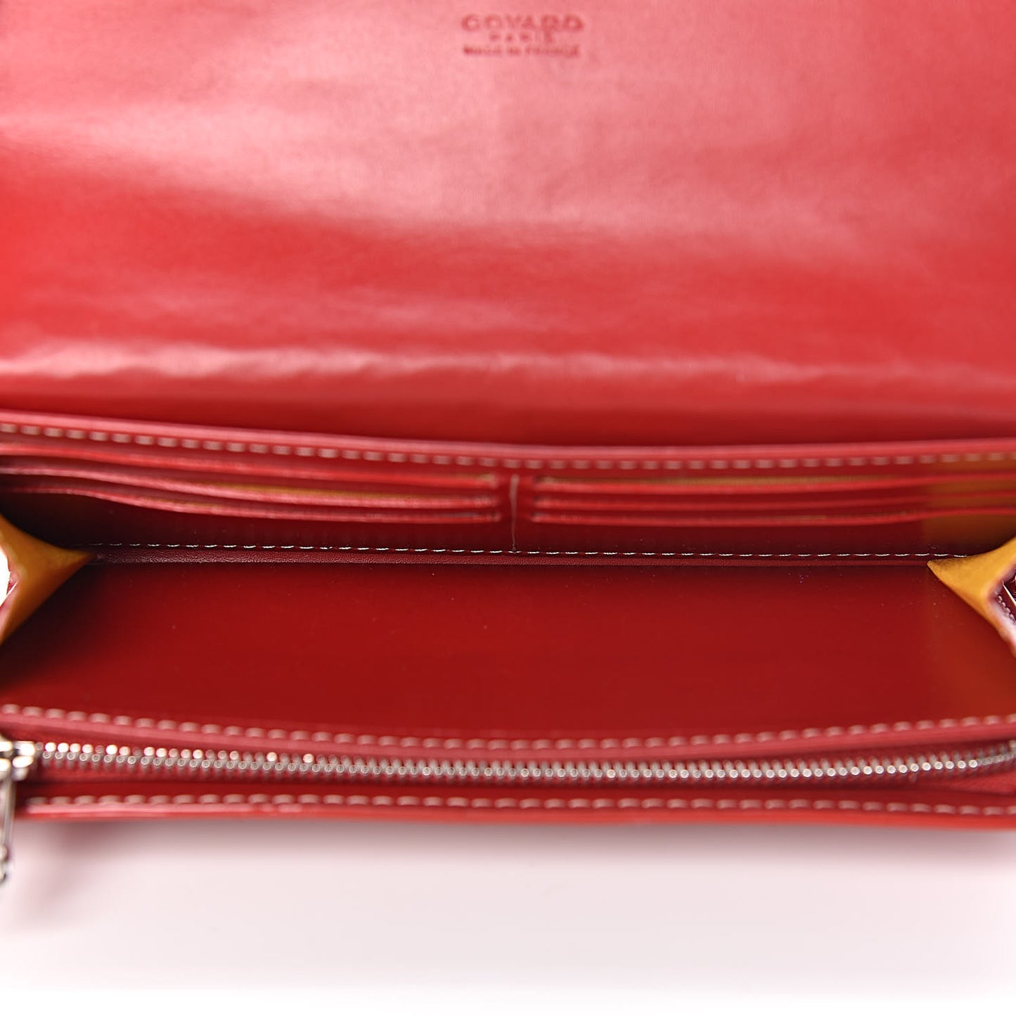 Goyardine Varenne Long Wallet Red