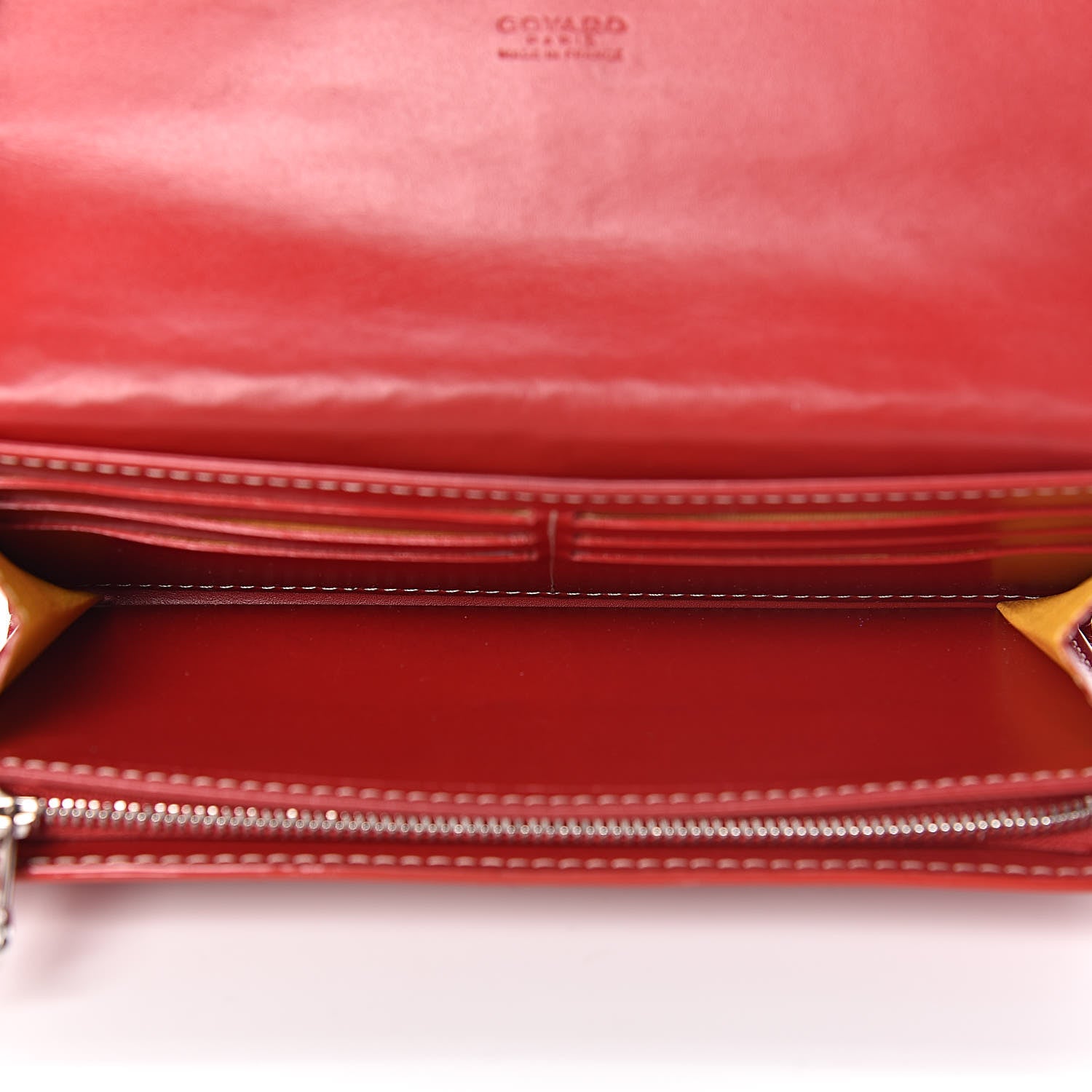 Goyard Goyardine Varenne Long Wallet Red 5 of 14