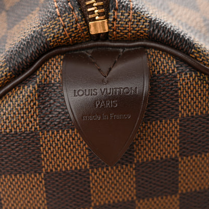Louis Vuitton Damier Ebene Speedy 30 6 of 15