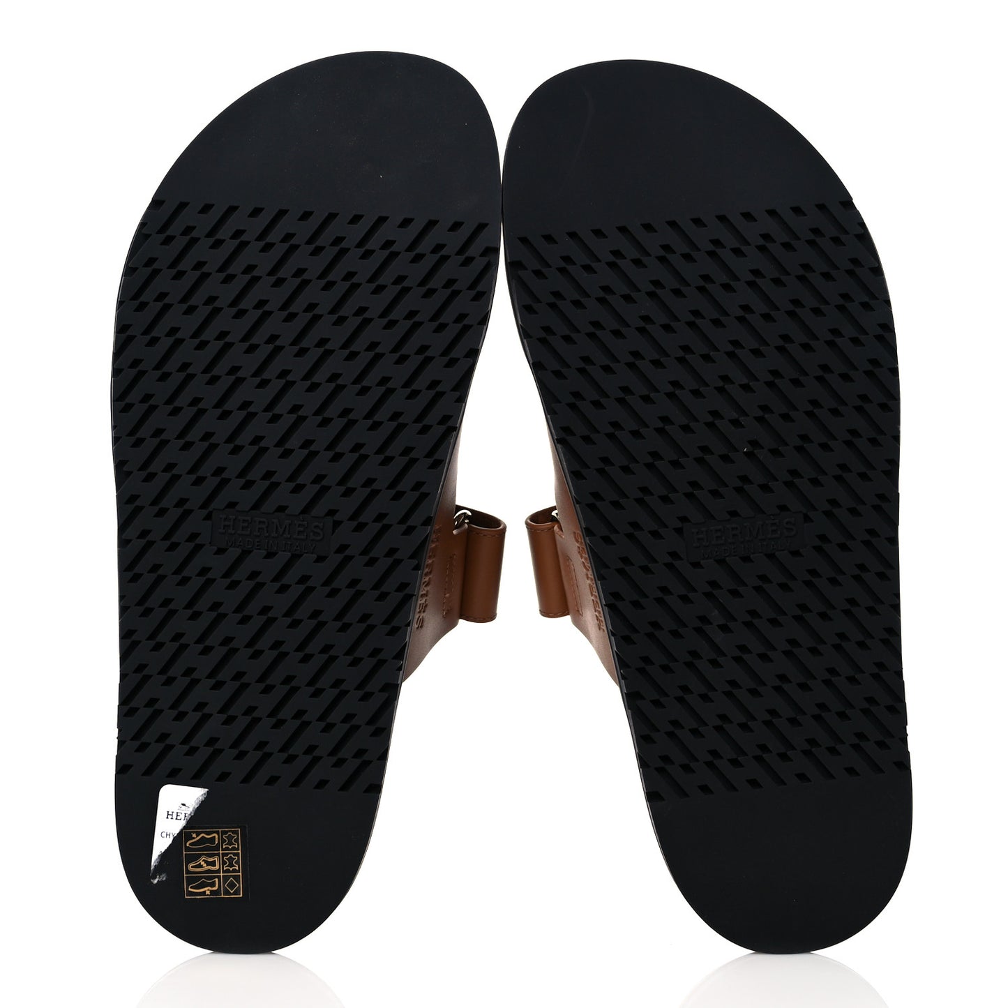Calfskin Mens Chypre Sandals 42.5 Gold