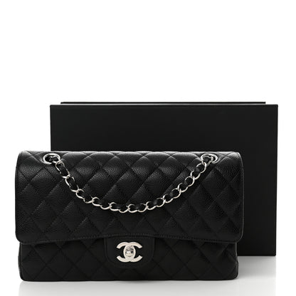 Chanel Caviar Quilted Medium Double Flap Black 12 of 12
