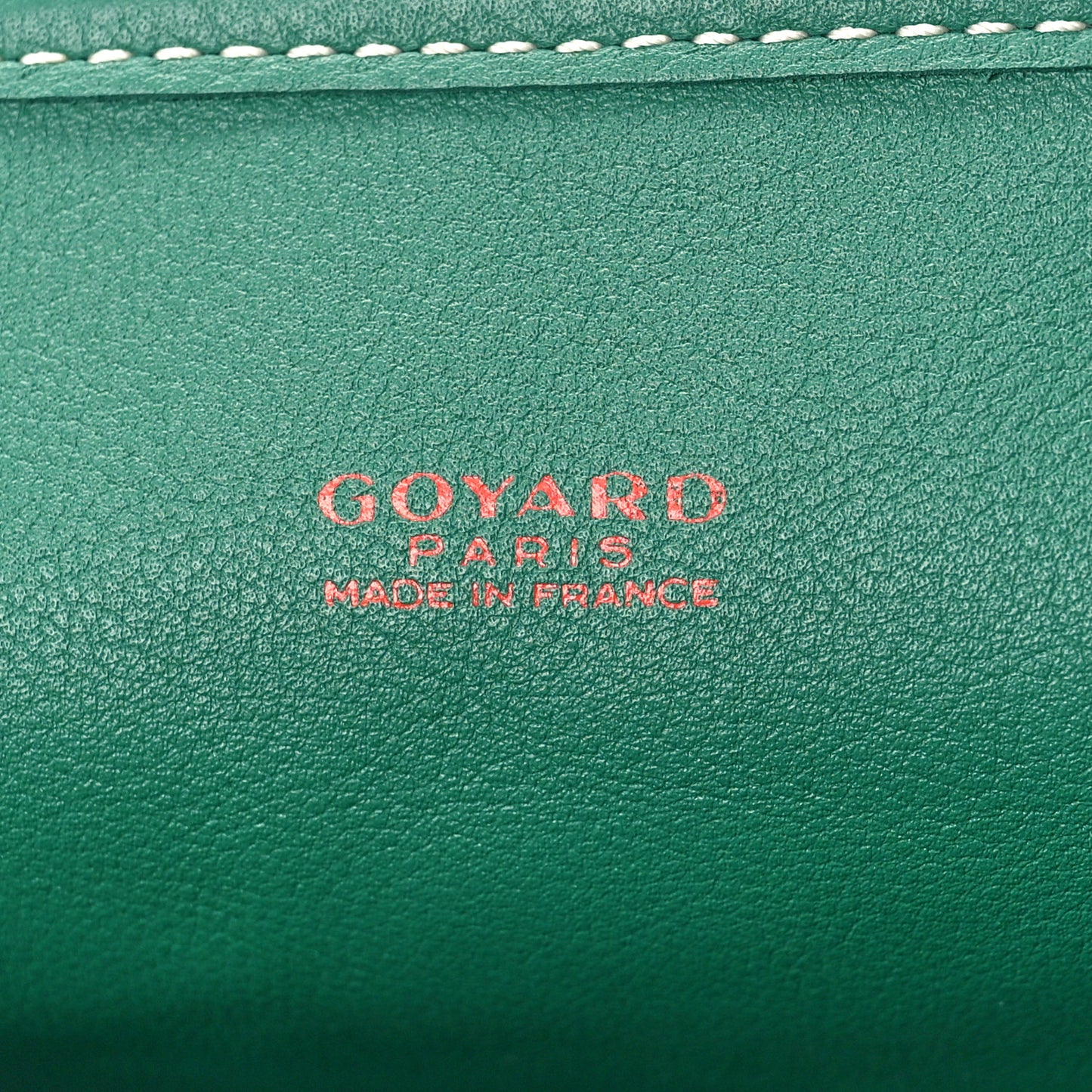 Goyardine Reversible Mini Anjou Green