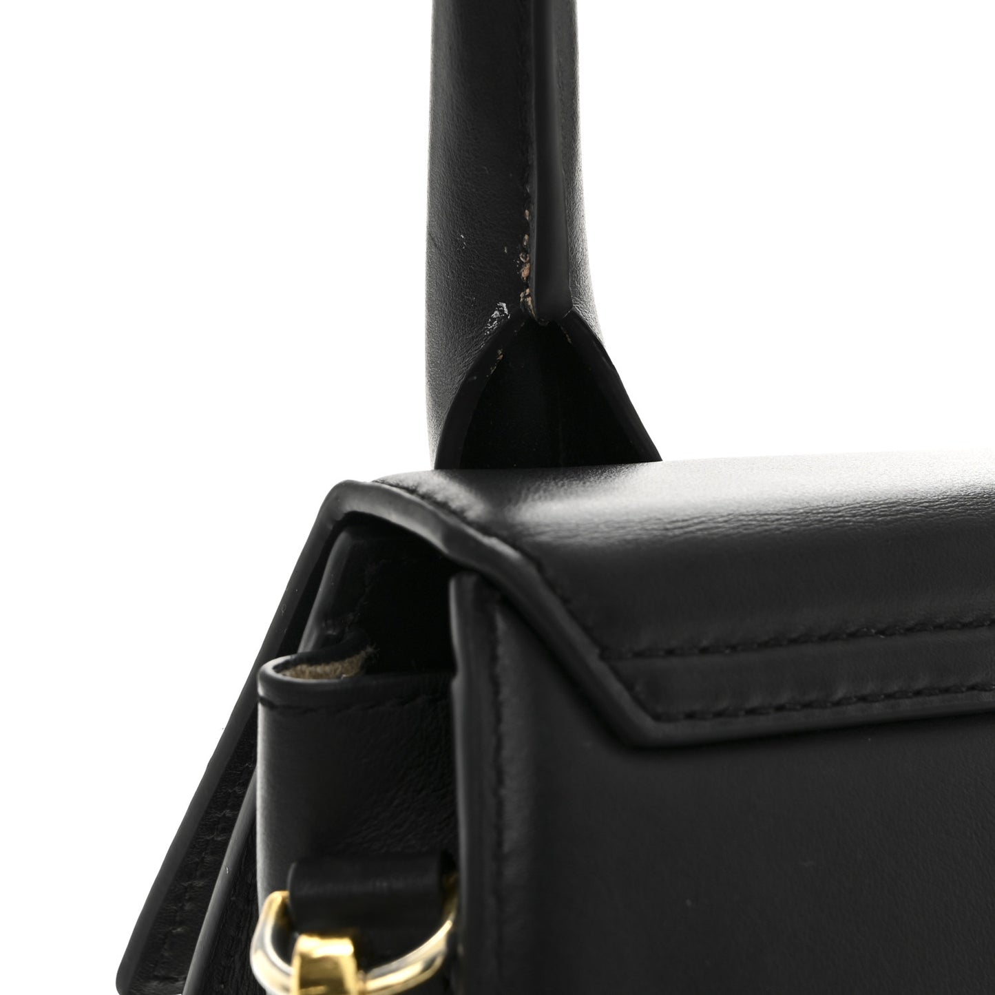 Smooth Calfskin Le Chiquito Moyen Black