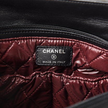 Chanel Lambskin Quilted Flap Cosmetic Case Black 6 of 9