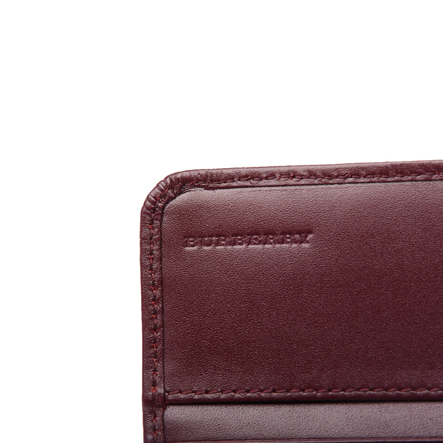 Haymarket Check Penrose Continental Wallet Burgundy