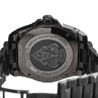 Gucci PVD Stainless Steel 45mm Dive Quartz Watch Black 10 of 11