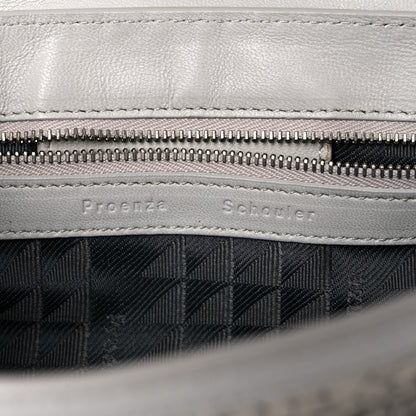 Proenza Schouler Lambskin Woven Tiny PS1 Satchel Ivory 7 of 26