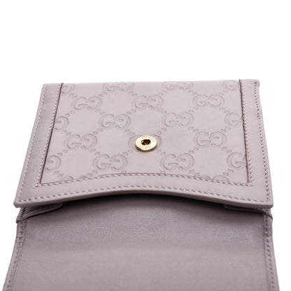 Gucci Guccissima French Flap Wallet Grey 9 of 10